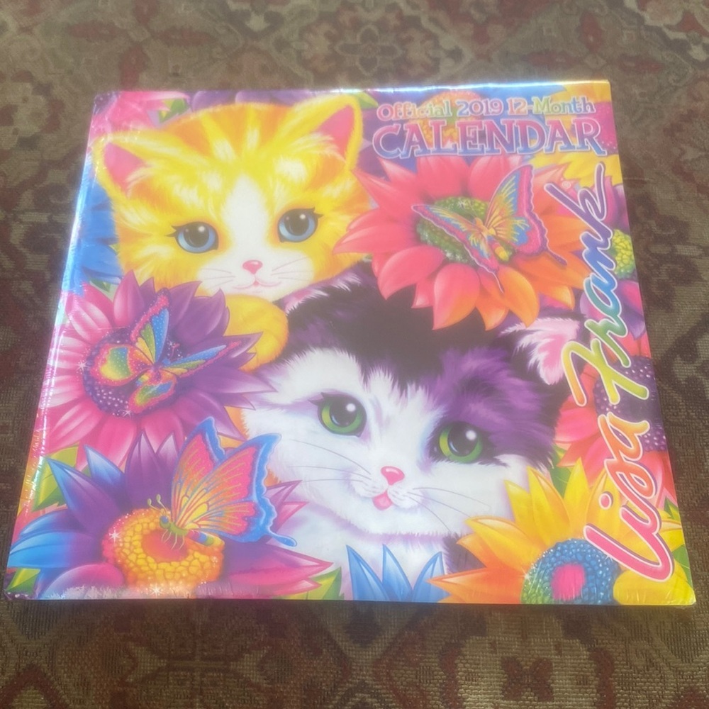 Sealed 2019 lisa Frank calendar